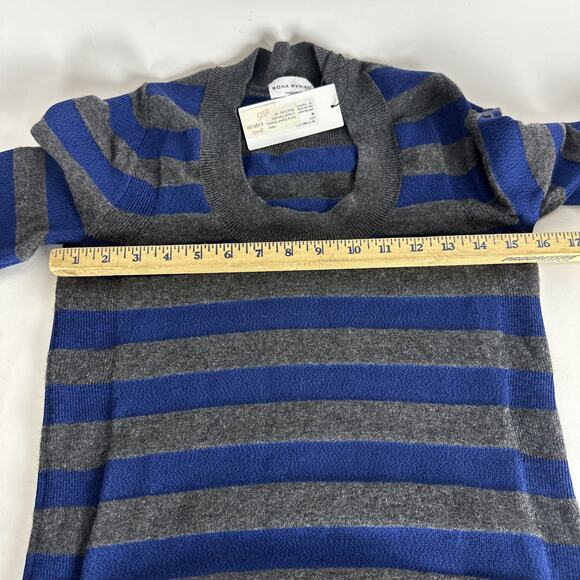 NWT Sonia Rykiel Stripe U-Neck Wool Blend Sweater Women’s Size M - Picture 4 of 8
